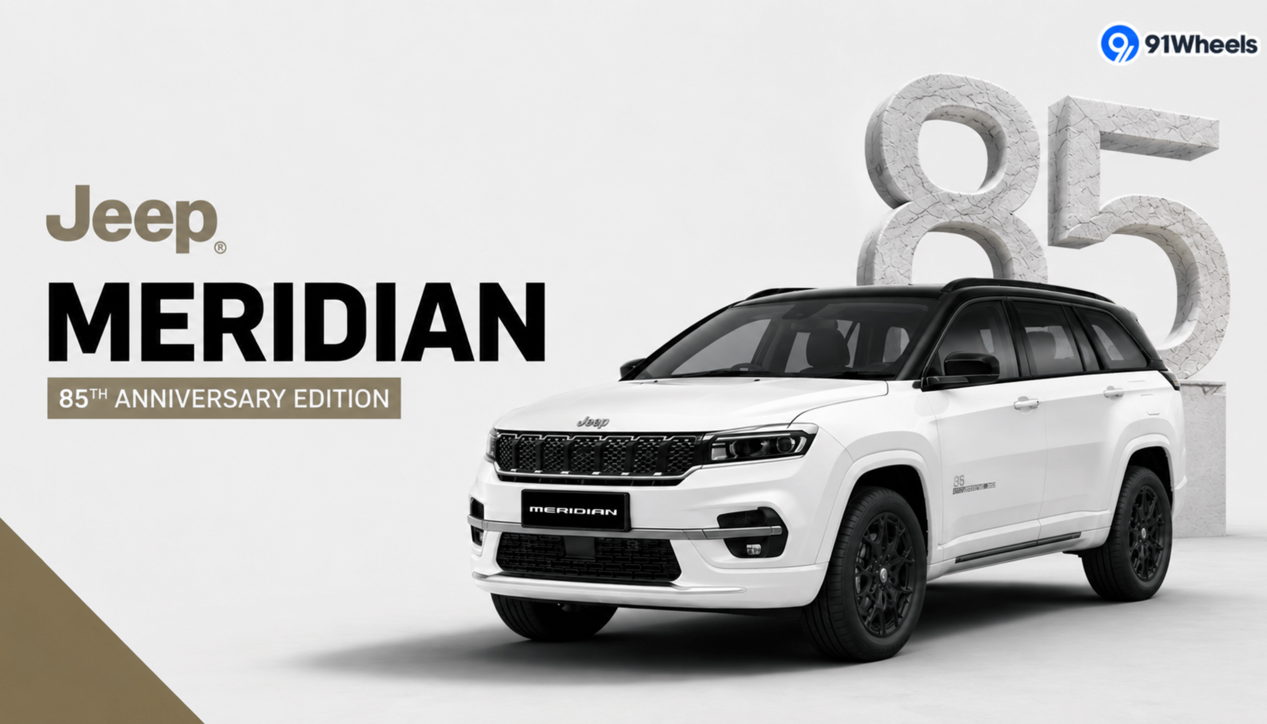 Jeep Meridian 85th Anniversary Edition Launched at Rs 36.05 Lakh: Limited to 85 Units, Gets CARA AI